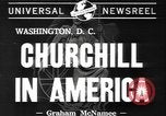 Standbild Winston Churchill Washington DC USA, 1941, aus Sekunde 4 historischem Filmmaterial Videoclip 65675077053