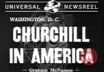 Standbild Winston Churchill Washington DC USA, 1941, aus Sekunde 5 historischem Filmmaterial Videoclip 65675077053