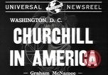 Standbild Winston Churchill Washington DC USA, 1941, aus Sekunde 7 historischem Filmmaterial Videoclip 65675077053