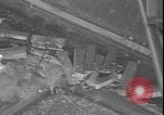 Standbild zerstörten Güterwagen Horn Lake Mississippi USA, 1941, aus Sekunde 15 historischem Filmmaterial Videoclip 65675077056