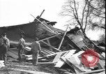 Standbild zerstörten Güterwagen Horn Lake Mississippi USA, 1941, aus Sekunde 23 historischem Filmmaterial Videoclip 65675077056