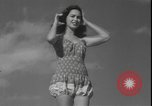 Image of American models Miami Beach Florida USA, 1941, second 38 stock footage video 65675077057
