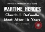 Image of Winston Churchill visits Premier Charles de Gaulle in Paris Paris France, 1958, second 1 stock footage video 65675077061