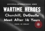 Image of Winston Churchill visits Premier Charles de Gaulle in Paris Paris France, 1958, second 4 stock footage video 65675077061