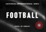 Image of Army versus Rice Football Houston Texas USA, 1958, second 1 stock footage video 65675077064