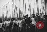 Image of College Students rowing boats Washington State United States USA, 1943, second 8 stock footage video 65675077072