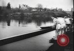Image of College Students rowing boats Washington State United States USA, 1943, second 16 stock footage video 65675077072