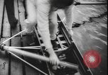 Image of College Students rowing boats Washington State United States USA, 1943, second 19 stock footage video 65675077072