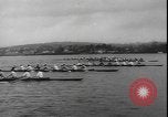 Image of College Students rowing boats Washington State United States USA, 1943, second 39 stock footage video 65675077072