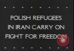 Image of Polish refugees Iran, 1943, second 5 stock footage video 65675077076