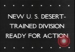 Image of armored division California United States USA, 1943, second 3 stock footage video 65675077080