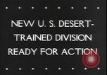 Image of armored division California United States USA, 1943, second 4 stock footage video 65675077080