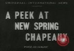 Image of American models New York United States USA, 1953, second 1 stock footage video 65675077108