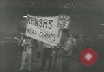 Image of basketball match Kansas United States USA, 1953, second 10 stock footage video 65675077109