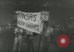 Image of basketball match Kansas United States USA, 1953, second 11 stock footage video 65675077109