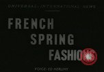 Immagine di Modelli francesi Parigi Francia, 1953, secondo 3 filmato di repertorio 65675077116