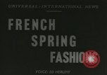 Immagine di Modelli francesi Parigi Francia, 1953, secondo 5 filmato di repertorio 65675077116