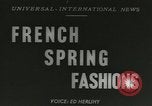 Immagine di Modelli francesi Parigi Francia, 1953, secondo 7 filmato di repertorio 65675077116