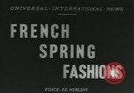 Immagine di Modelli francesi Parigi Francia, 1953, secondo 8 filmato di repertorio 65675077116
