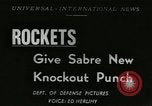Immagine di Sabre jet United States USA, 1953, secondo 5 filmato di repertorio 65675077117