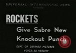 Immagine di Sabre jet United States USA, 1953, secondo 6 filmato di repertorio 65675077117