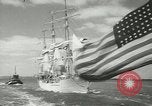 Immagine di Norwegian nave a vela New York United States USA, 1957, secondo 8 filmato di repertorio 65675077119
