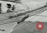 Immagine di Norwegian nave a vela New York United States USA, 1957, secondo 16 filmato di repertorio 65675077119