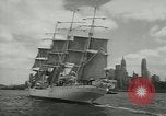 Immagine di Norwegian nave a vela New York United States USA, 1957, secondo 18 filmato di repertorio 65675077119
