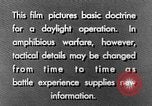 Image of landing boats United States USA, 1944, second 19 stock footage video 65675077220