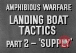 Image of landing boats United States USA, 1944, second 17 stock footage video 65675077223