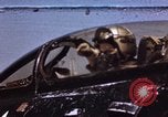 Image of American Navy pilot bails out behind enemy lines Pacific Ocean, 1952, second 1 stock footage video 65675077248