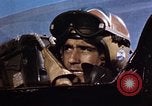 Image of American Navy pilot bails out behind enemy lines Pacific Ocean, 1952, second 17 stock footage video 65675077248