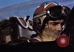 Image of American Navy pilot bails out behind enemy lines Pacific Ocean, 1952, second 20 stock footage video 65675077248