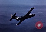 Image of American Navy pilot bails out behind enemy lines Pacific Ocean, 1952, second 26 stock footage video 65675077248