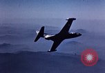 Image of American Navy pilot bails out behind enemy lines Pacific Ocean, 1952, second 28 stock footage video 65675077248