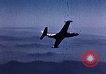 Image of American Navy pilot bails out behind enemy lines Pacific Ocean, 1952, second 29 stock footage video 65675077248