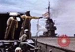 Image of American Navy pilot bails out behind enemy lines Pacific Ocean, 1952, second 34 stock footage video 65675077248