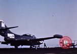 Image of American Navy pilot bails out behind enemy lines Pacific Ocean, 1952, second 42 stock footage video 65675077248