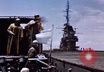 Image of American Navy pilot bails out behind enemy lines Pacific Ocean, 1952, second 43 stock footage video 65675077248