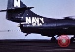 Image of American Navy pilot bails out behind enemy lines Pacific Ocean, 1952, second 45 stock footage video 65675077248