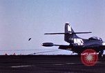 Image of American Navy pilot bails out behind enemy lines Pacific Ocean, 1952, second 46 stock footage video 65675077248