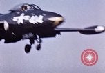 Image of American Navy pilot bails out behind enemy lines Pacific Ocean, 1952, second 49 stock footage video 65675077248