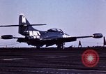 Image of American Navy pilot bails out behind enemy lines Pacific Ocean, 1952, second 58 stock footage video 65675077248