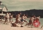 Image of American Navy sailors of USS Macon enjoy leave time in Hawaii Hawaii United States USA, 1947, second 37 stock footage video 65675077267