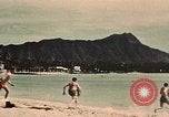 Image of American Navy sailors of USS Macon enjoy leave time in Hawaii Hawaii United States USA, 1947, second 40 stock footage video 65675077267
