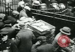 Image of food for unemployed during Great Depression New York City USA, 1930, second 16 stock footage video 65675077334