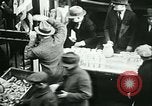 Image of food for unemployed during Great Depression New York City USA, 1930, second 20 stock footage video 65675077334