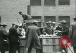 Image of food for unemployed during Great Depression New York City USA, 1930, second 34 stock footage video 65675077334