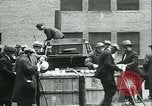 Image of food for unemployed during Great Depression New York City USA, 1930, second 38 stock footage video 65675077334