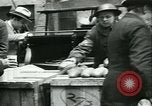 Image of food for unemployed during Great Depression New York City USA, 1930, second 40 stock footage video 65675077334